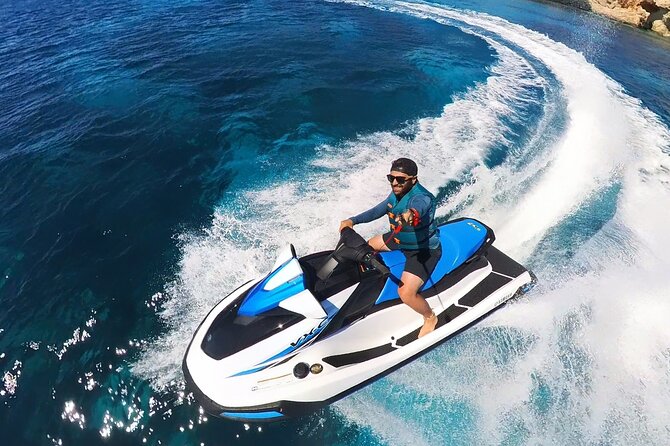 30 minute, Jet Ski Rental Malta - Self guided - No Licence Needed - Live action shots mean less gear, more fun