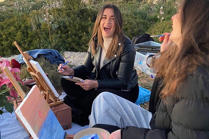 Art Experience with Wine - Your night is private, so it works for dates and groups