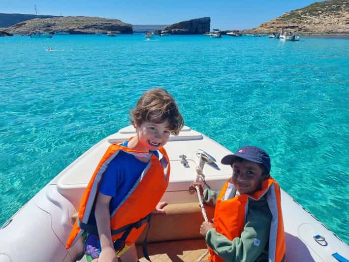 Blue Lagoon, Crystal Lagoon & Comino Caves Private Boat Tour - Saint Mary’s Tower: the first landmark stop for great orientation