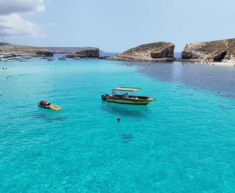 Blue Lagoon:Malta Crystal Lagoon, Comino,Private Speedboat - Key reasons this charter feels worth it
