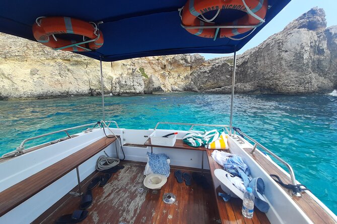Boat Charters Blue lagoon, Crystal Lagoon, Comino, Malta 4hr trip - What’s included on board (and why it matters with only 4 hours)