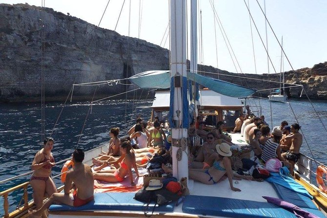 Comino, Blue Lagoon and Caves. Tour A - Cruising Past St. Paul’s Island and Mellieha Points