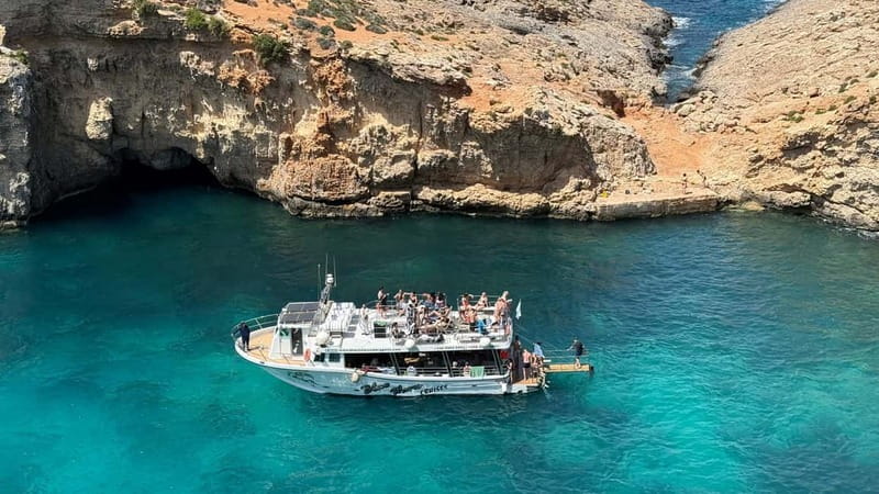 Comino Blue Lagoon & Crystal Lagoon - 3 Bay Cruise - Why this 3-bay cruise feels calmer than other Comino days