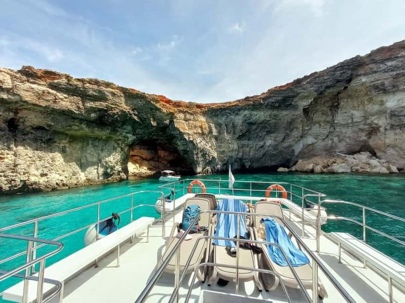 Comino Blue Lagoon & Crystal Lagoon - 3 Bay Cruise - Blue Lagoon, Malta: 2 hours plus a real choice (boat or land)