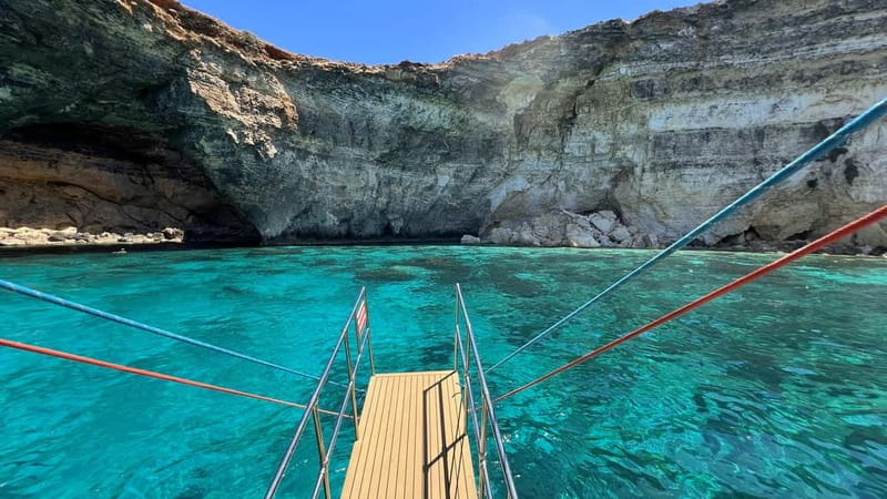 Comino Blue Lagoon & Crystal Lagoon - 3 Bay Cruise - Crew and captain choices, including the route tweaks people rave about