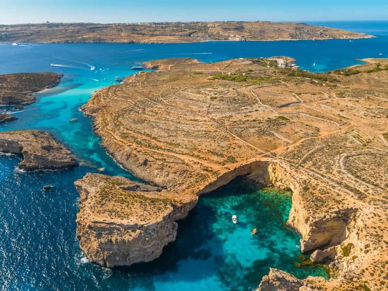 Comino: Blue Lagoon, Crystal Lagoon and Sea Caves Boat Tour - Getting on board at Cirkewwa, then straight to the good water