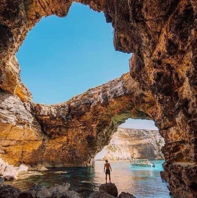 Comino & Gozo: Blue & Crystal Lagoons Cruise with Sea Caves - Crystal Lagoon stop: what you can do in 30 minutes