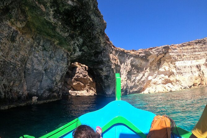 Comino Private Boat with Snorkeling and Cave Sightseeing - Stop 2: San Niklaw Bay for calmer water and easier family time