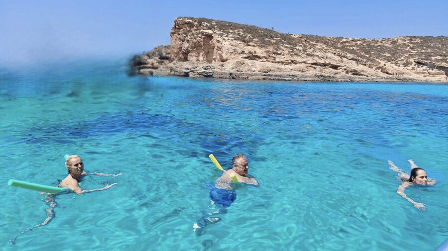Comino Splash & Dash: Private Blue/Crystal Lagoon Boat Tour - Crystal Lagoon: your main swim, snorkel, and reset break