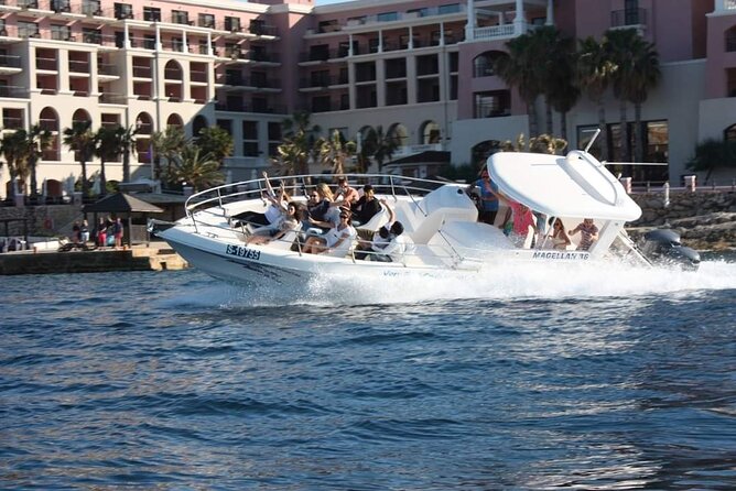 Comino, The Blue Lagoon & Caves Powerboat from St Julian's - Santa Maria caves from the water: why boat viewing works