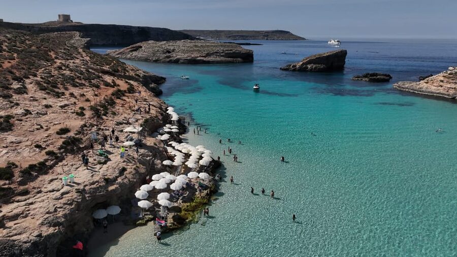 Ferry service to Blue Lagoon (opt. stop in Gozo)& Caves trip - The easy draw: a short ferry day with real water time