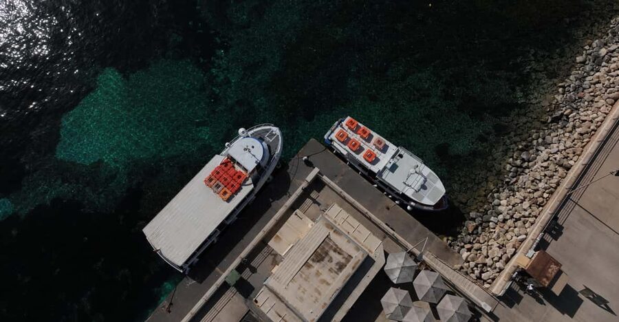 Ferry service to Blue Lagoon (opt. stop in Gozo)& Caves trip - The 25-minute Comino crossing, plus those sea-cave photo moments