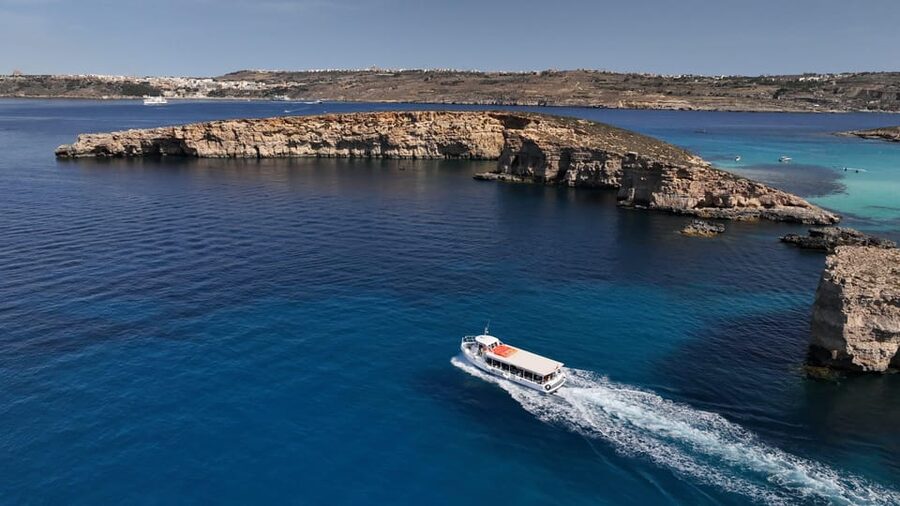 Ferry service to Blue Lagoon (opt. stop in Gozo)& Caves trip - Blue Lagoon time: swimming and snorkeling without the planning headache