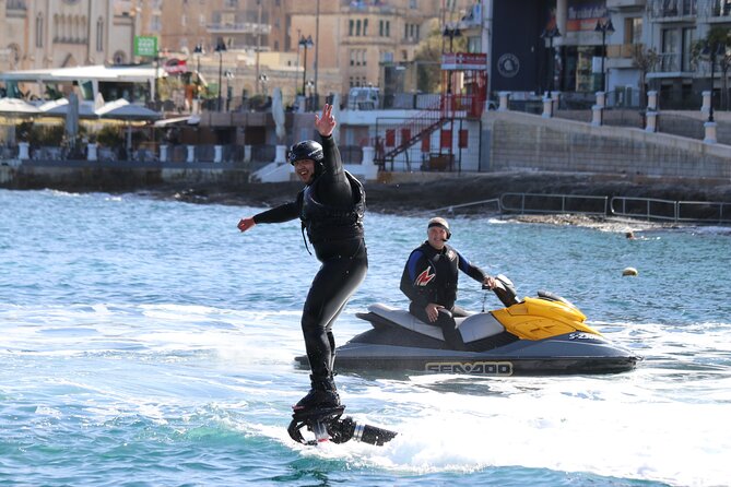 Flyboard Full Flight (30min) - Spinola Bay, Malta: Where the flight actually happens