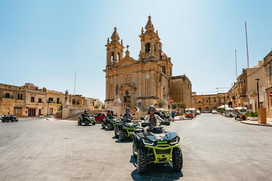 From Malta: Gozo & Comino Quad Bike & Boat Tour with Lunch - Dwejra Bay and Wied il-Mielaħ Window: famous rocks, plus real time to look