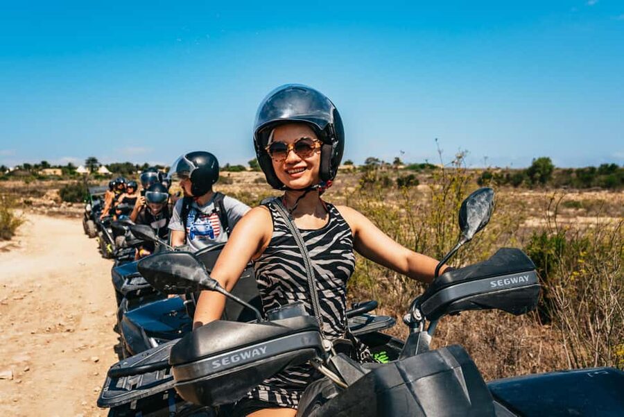 From Malta: Gozo & Comino Quad Bike & Boat Tour with Lunch - Salt Pans, Crystal Lagoon, and the Comino handoff