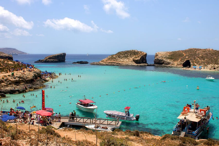From Sliema: Full-Day Cruise to Comino and the Blue Lagoon - Comino and the Blue Lagoon: how the water time really works