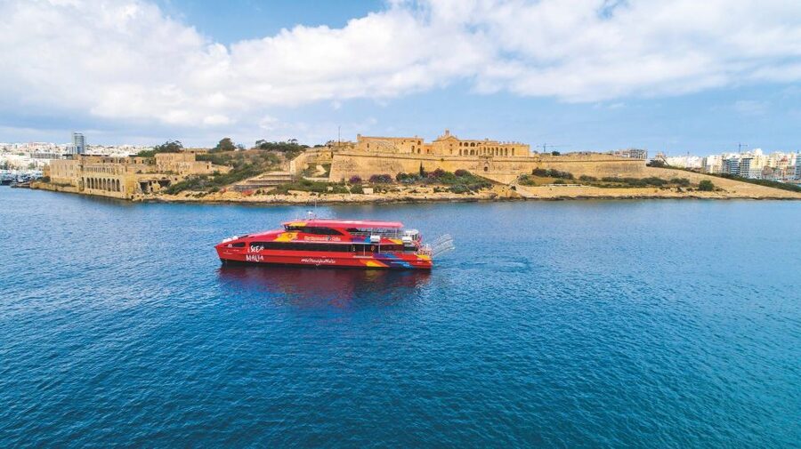 From Sliema or Bugibba: Two Islands Ferry to Comino and Gozo - Onboard comfort: restrooms, Wi-Fi, and where to sit