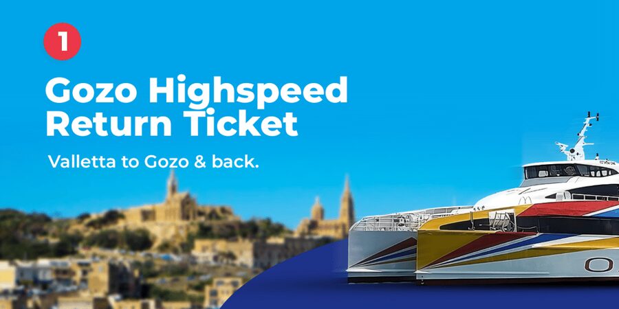 From Valetta: Catamaran Tour with Hop-On, Hop-Off Gozo Tour - High-speed catamaran from Valletta: the best kind of time saver