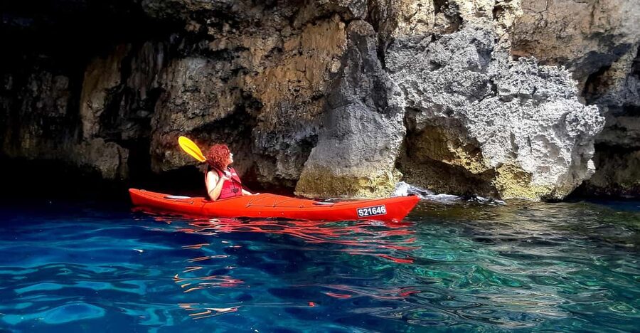 Gozo: Comino and Blue Lagoon Guided Kayaking Adventure - From Hondoq Bay to Comino: the water time you actually want