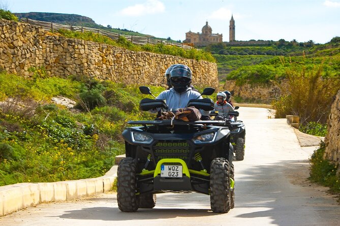 Gozo Quad Bike Day Tour - All-inclusive + Blue Lagoon - Quad bike setup: drive, ride, helmets and the safest way to feel confident