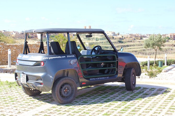 Gozo Self Drive E Jeep Tour - All Inclusive - Xwejni salt pans and Marsalforn, old work and a north coast break