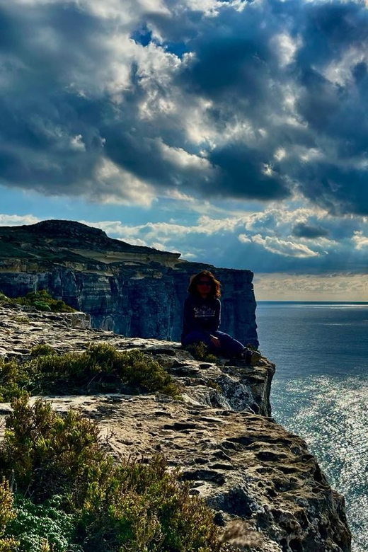 Gozo Unveiled: Guided Hiking in Gozo - The West - Aerial views of Dwejra and the Dwejra Tower perspective