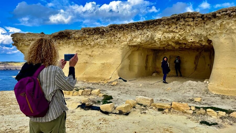 Gozo Unveiled: Guided Hiking in Gozo - The West - The best break: the Window viewpoint area with time to swim or snorkel