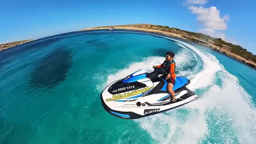 Malta 30 Minutes Jet Ski Rental / Hire - 2024 Yamaha VX - Cirkewwa launch: why this spot works for a short jet ski rental