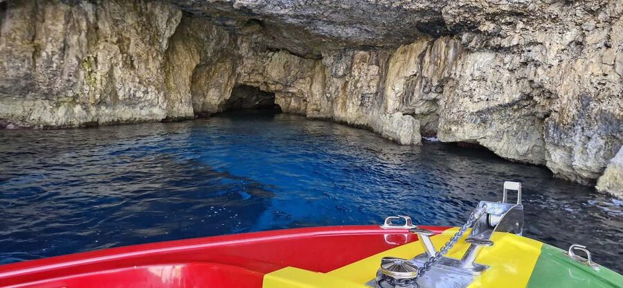 Malta: Blue Lagoon, Caves & around Comino Private Speedboat - Blue Lagoon Without The Dayboat Crush From Cirkewwa