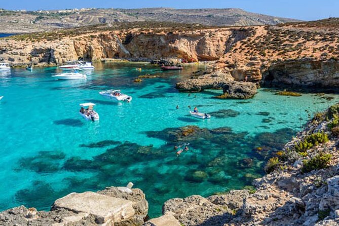 Malta: Comino Cruise and Jeep Tour with lunch and Transport - Comino cruise: Blue Lagoon time plus more swim stops