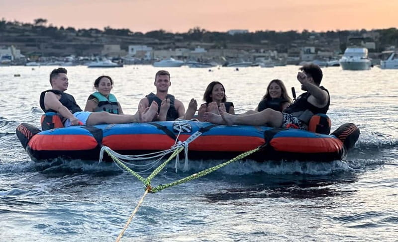 Malta: Crazy Sofa Ride Experience - Gear Up Fast: Life Vests, Helmets, and the Rules That Control the Chaos