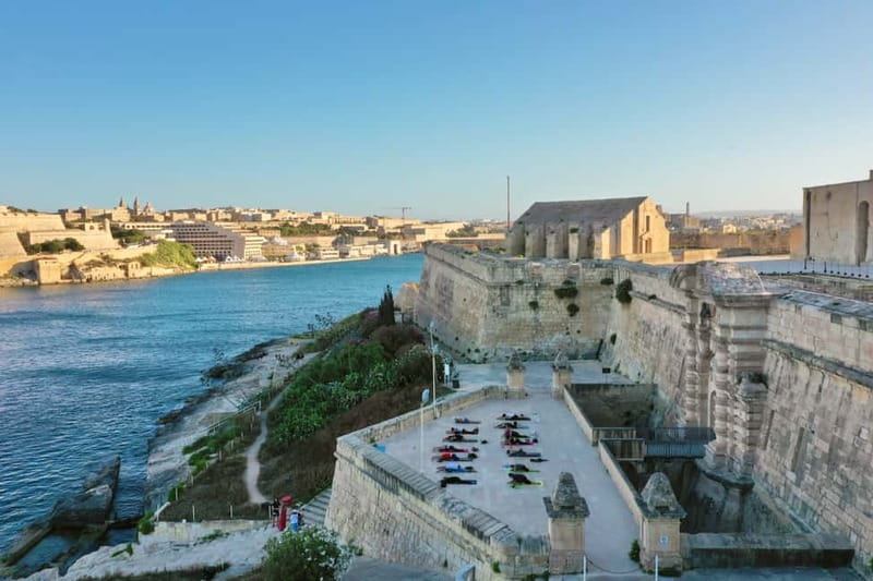 Malta: Game of Thrones Location Yoga Class - Manoel Fort meet-up, security gate walk, and that Valletta view