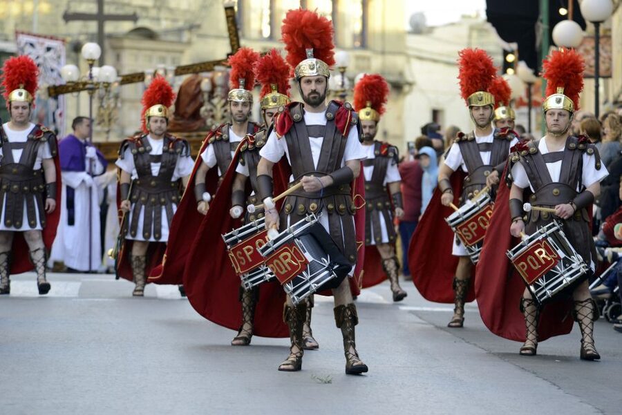 Malta: Good Friday Afternoon Procession with Transportation - The procession you will see: statues, bearers, and biblical characters