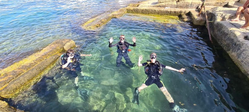 Malta: PADI Discover Scuba Diving Experience - House reef practice first, then open water time