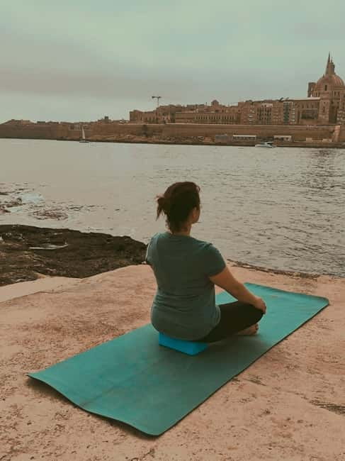 Malta: Private Yoga class close the Sea - Timing in Malta: why the morning start is part of the deal