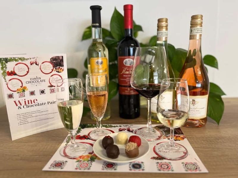 Malta: Wine and Chocolate Pairing Experience - Four Maltese wines and five chocolates: what you actually taste