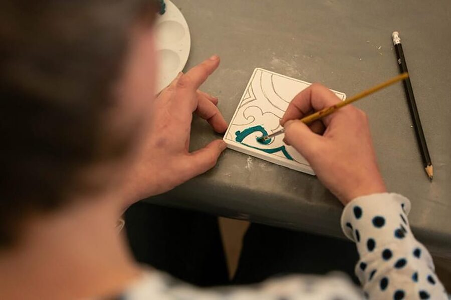 Maltese Tile - Souvenir painting workshop with local - A Malta souvenir you can actually make, not just buy