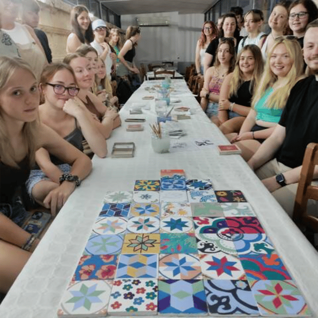 Maltese Tile - Souvenir painting workshop with local - Painting time: how you make it feel like your own Malta moment