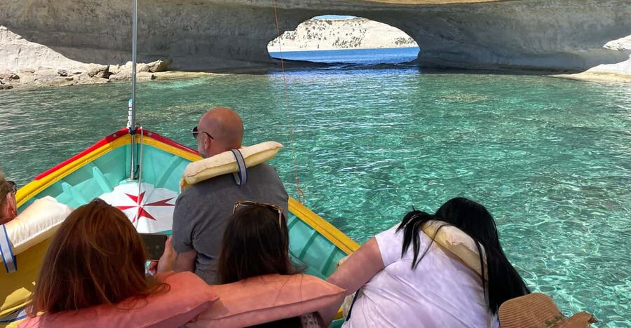 Marsaxlokk: Boat Trip to St Peter’s Pool - The 1-hour LUZZU cruise: short, scenic, and very Malta