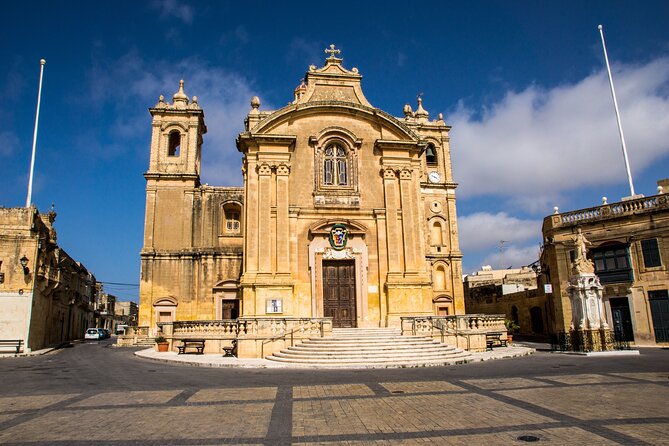 Marsaxlokk Market and Blue Grotto guided tour - Qrendi village walk and the church square starting point