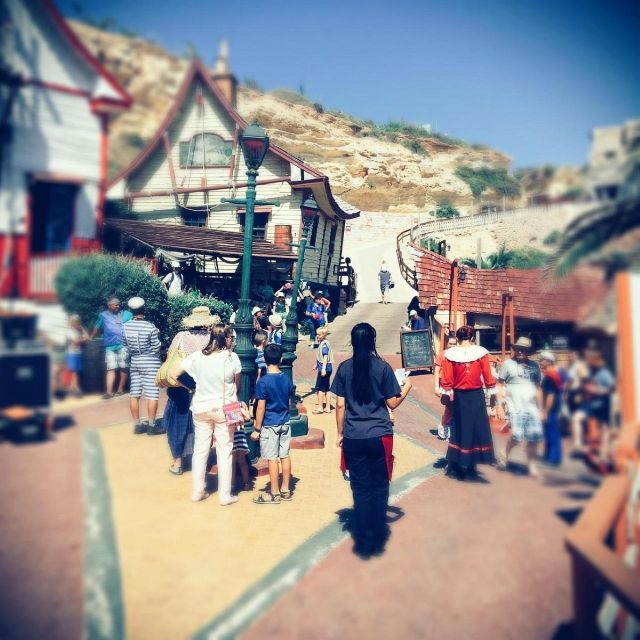 Mellieha: Popeye Village Entry Ticket - Food, drinks, and souvenirs: plan for your stomach and your time