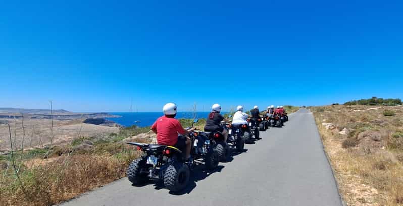 North Malta: Quad Bike Tour with Scenic Land, Sea & Swimming - Quad Bikes, safety briefing, and what you actually drive