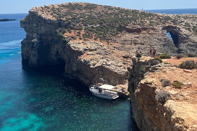 Private Boat Charter Blue Lagoon Crystal Lagoon and Comino - Price and what $337.34 per group really buys you