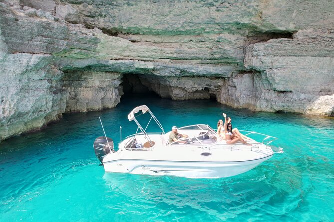 Private Boat Charter Comino, Blue Lagoon, Crystal Lagoon, Gozo - Setting off from Sliema Promenade, then cruising the coastline