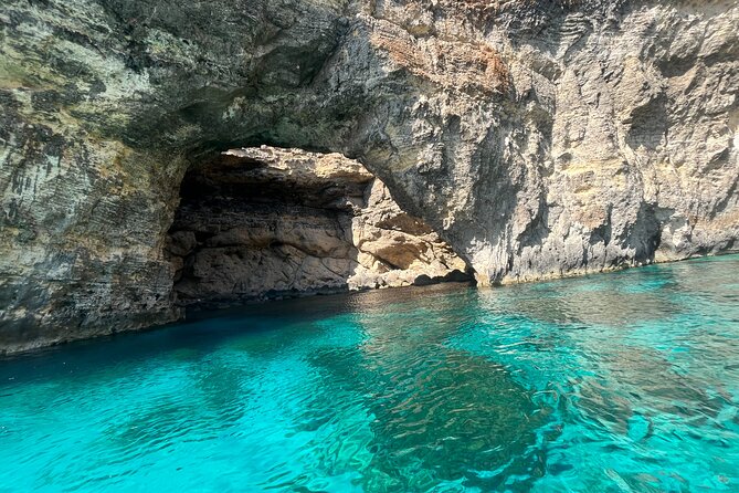 Private Boat Charter: Gozo, Comino, Blue Lagoon, Crysral Lagoon - Stop 1 at Blue Lagoon: turquoise water, less crowd pressure
