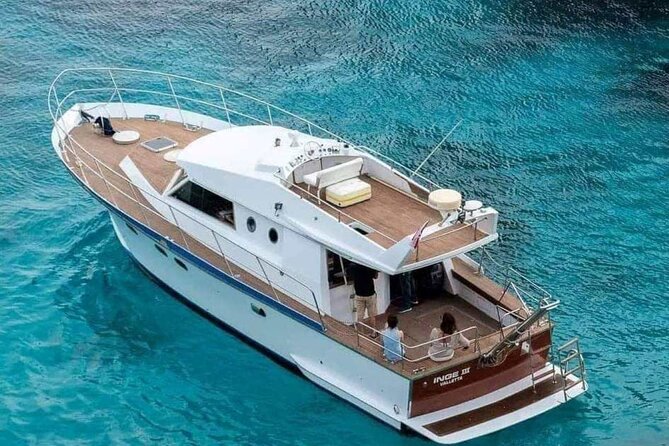 Private boat Charters around Malta, Gozo & Comino - MV INGE lll: A private cruiser that feels like a small escape