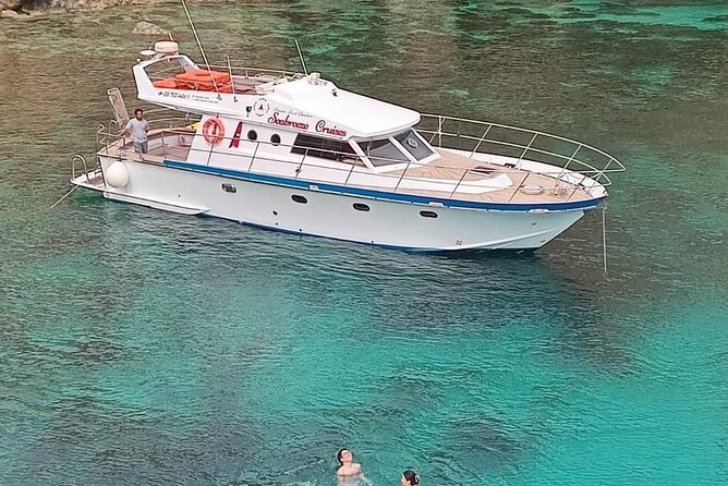 Private boat Charters around Malta, Gozo & Comino - Comino by sea: Blue Lagoon vibes, cave views, and postcard rock names