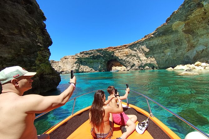 Private Boat Tour at Comino's Blue Lagoon and Crystal Lagoon - P31 patrol boat wreck: the optional thrill, but ask ahead