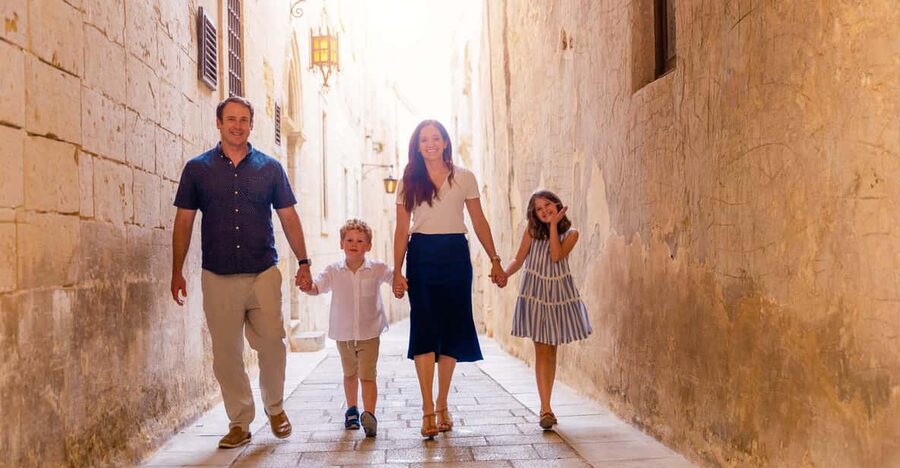 Private Photoshoot in Malta - The Valletta route, from Triton Fountain to Lower Barrakka Gardens